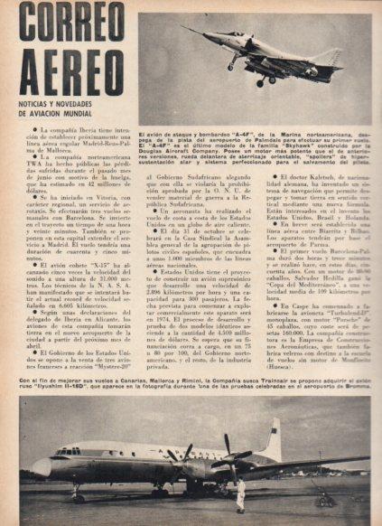 LAMINA V25121: Avion A-4F y Ilyshim II-18D