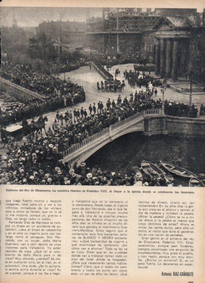 LAMINA V25125: Entierro de Federico VIII de Dinamarca
