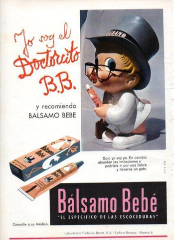 LAMINA V25128: Publicidad Balsamo Bebe