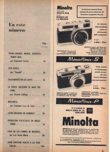 LAMINA V25151: Publicidad Minolta