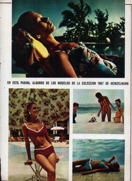 LAMINA V25143: Modelos de la colección 1967 de Heinzelman