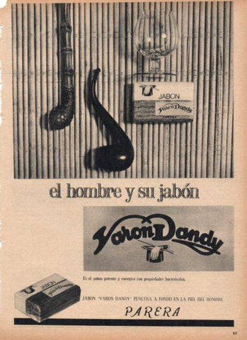 LAMINA V25236: Publicidad jabon Varon Dandy