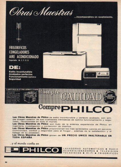 LAMINA V25238: Publicidad Philco