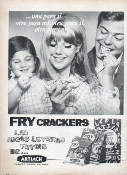 LAMINA V25246: Publicidad Fry Crackers de Artiach