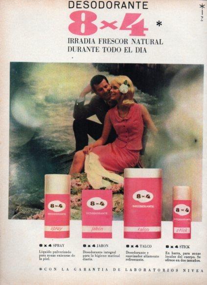 LAMINA V25249: Publicidad desodorante 8x4 de Nivea