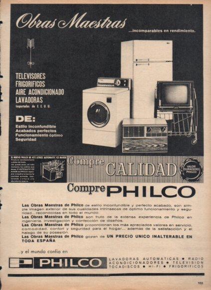 LAMINA V25191: Publicidad Philco