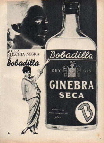 LAMINA V25201: Publicidad Bobadilla ginebra seca
