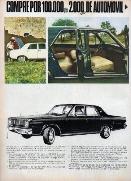 LAMINA V25209: Publicidad Dodge de Barreiros
