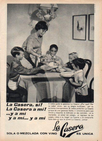 LAMINA V25213: Publicidad La Casera