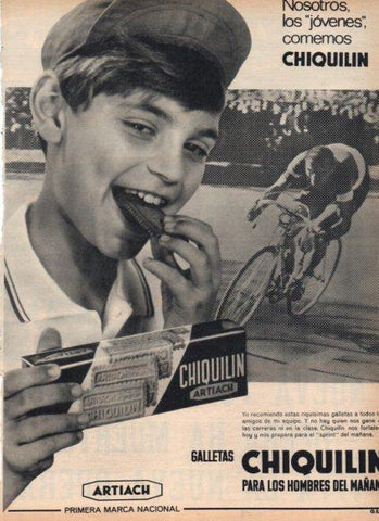 LAMINA V25214: Publicidad galletas Chiquilin