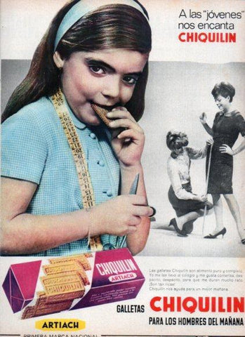 LAMINA V25215: Publicidad galletas Chiquilin