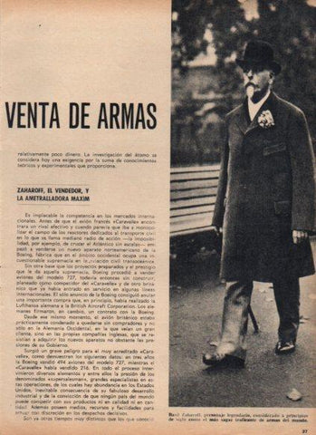 LAMINA V25020: Basil Zaharoff