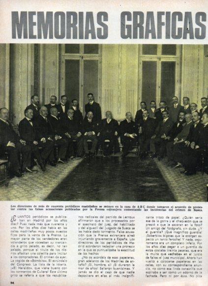 LAMINA V25037: Directores de periodicos de Madrid reunidos en ABC