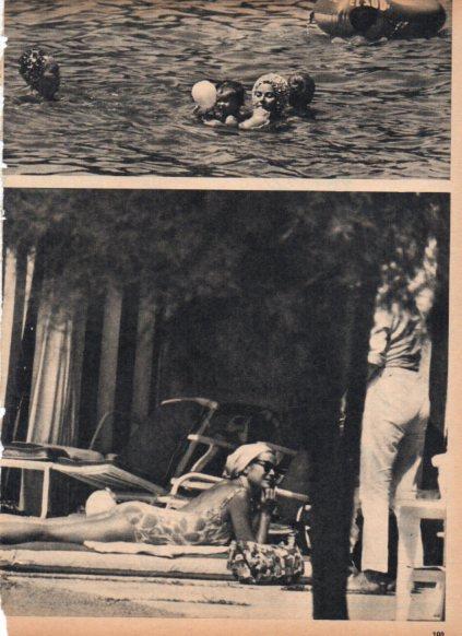 LAMINA V25041: Grace Kelly tomando el sol