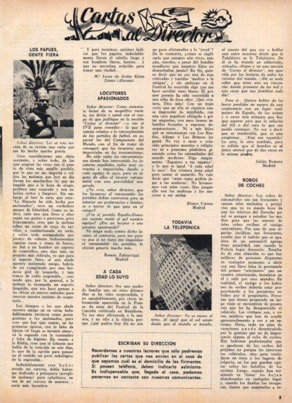 LAMINA V25044: Cartas al Director Blanco y Negro numero 2834
