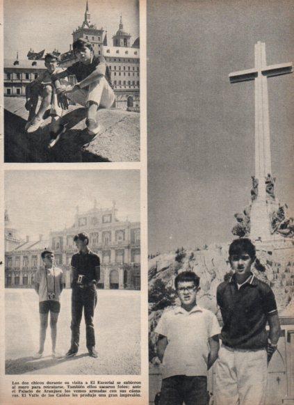 LAMINA V25032: Campeones de Castillos de Arena 1966 en Madrid