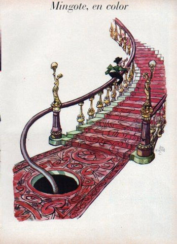 LAMINA V25013: Ilustracion de Mingote en color 1966