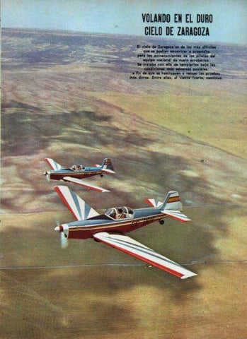LAMINA V24994: Avionetas del Equipo Nacional de Vuelo Artistico