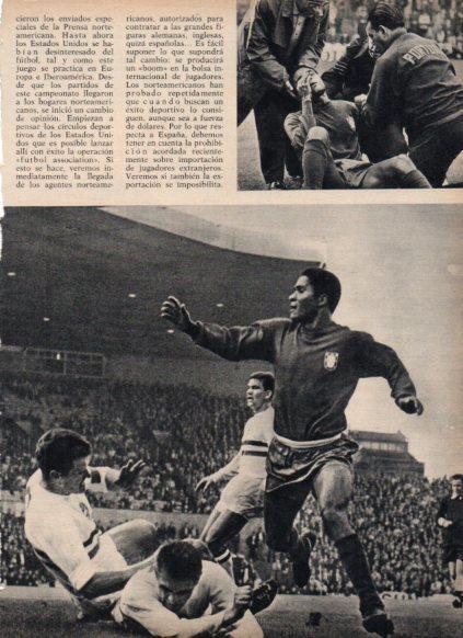 LAMINA V24998: Eusebio ante el equipo hungaro