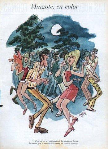 LAMINA V25048: Ilustracion de Mingote en color 1966