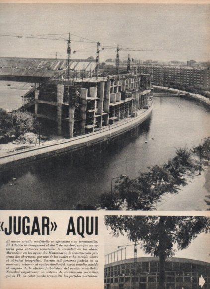 LAMINA V25091: Construccion del nuevo campo del Atletico de Madrid