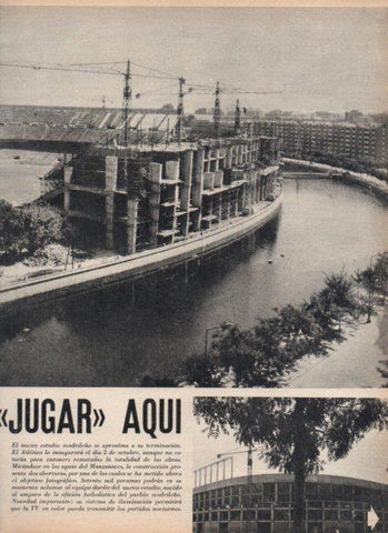 LAMINA V25091: Construccion del nuevo campo del Atletico de Madrid