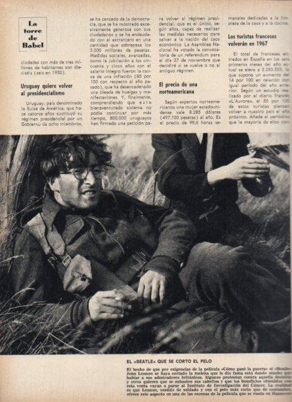 LAMINA V25107: John Lennon en escena Como gane la guerra