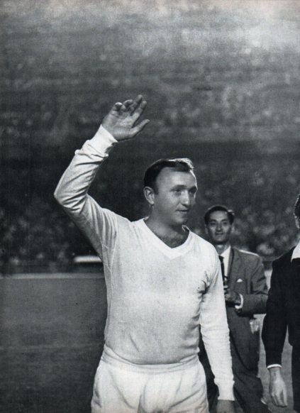 LAMINA V25113: Despedida de Santamaria jugador del Real Madrid