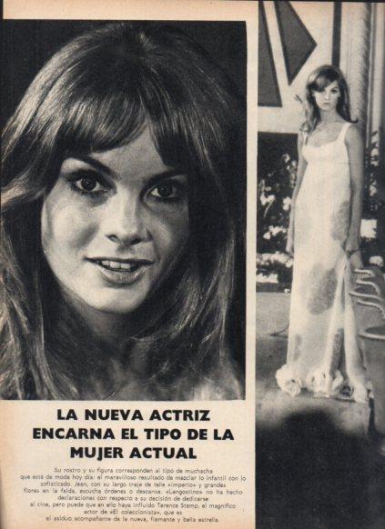 LAMINA V25060: Jean Shrimpton
