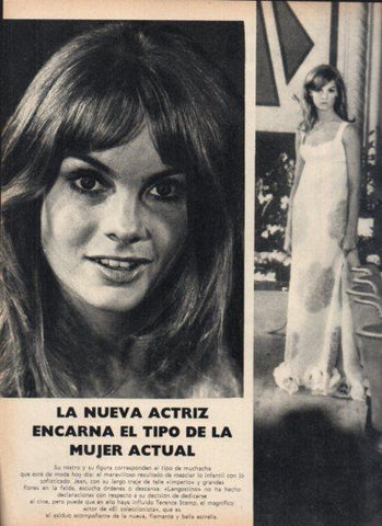 LAMINA V25060: Jean Shrimpton