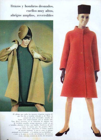 LAMINA V25072: Modelos de Dior y Nina Ricci