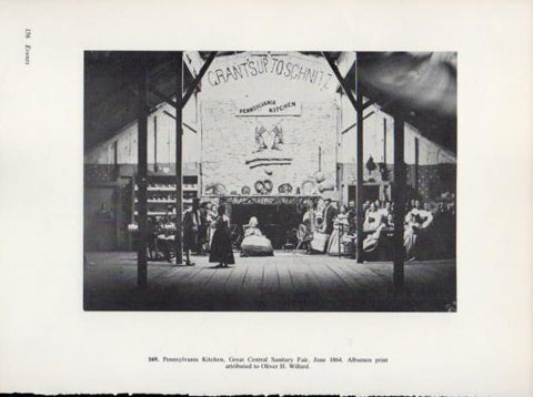 LAMINA V24335: Pennsylvania Kitchen by Oliver H. Willard 1864