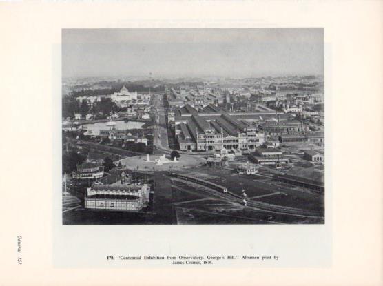 LAMINA V24336: Centennial Exhibition from Observatory by James Cremer 1876