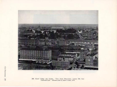 LAMINA V24359: Girard College and Vicinity 1876