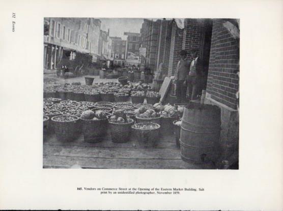 LAMINA V24333: Vendors on Commerce Street 1859