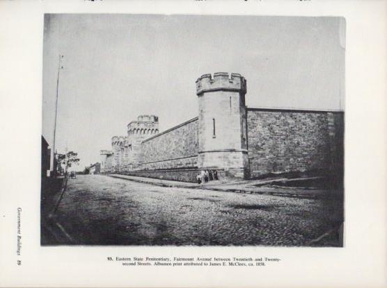 LAMINA V24303: Eastern State Penitentiary by James E. McClees 1858