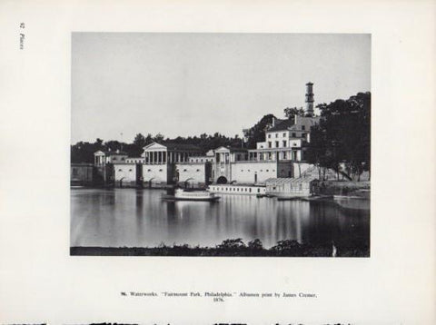 LAMINA V24304: Waterworks Fairmount Park by James Cremer 1876