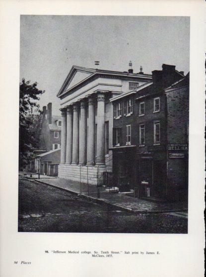 LAMINA V24305: Jefferson Medical college by James E. McClees 1855