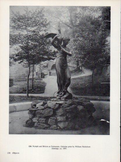 LAMINA V24315: Nymph and Bittern at Fairmount by W. Nicholson Jennings 1895