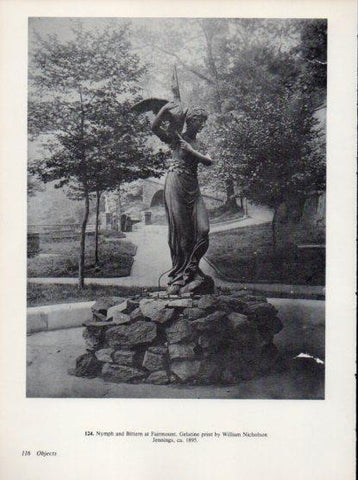 LAMINA V24315: Nymph and Bittern at Fairmount by W. Nicholson Jennings 1895