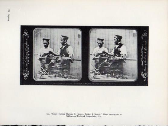 LAMINA V24319: Screw Cutting Machine by Morris 1854