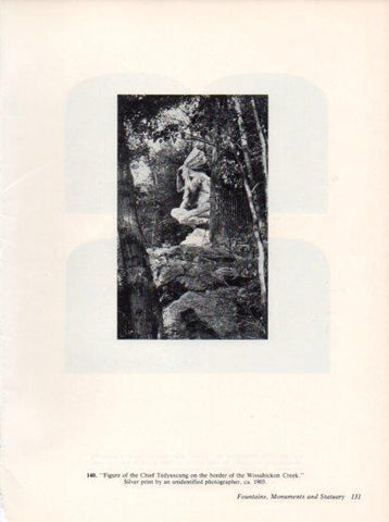 LAMINA V24323: Figure of the Chief Tedyuscung 1903