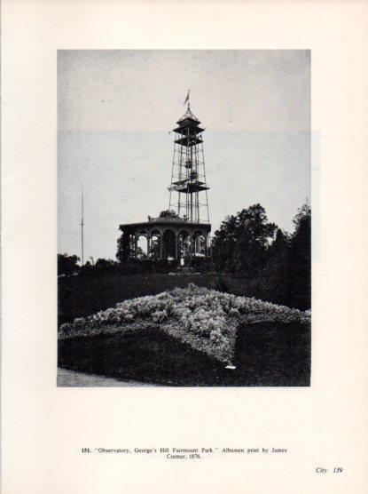 LAMINA V24327: Observatory George's Hill Fairmount Park 1876