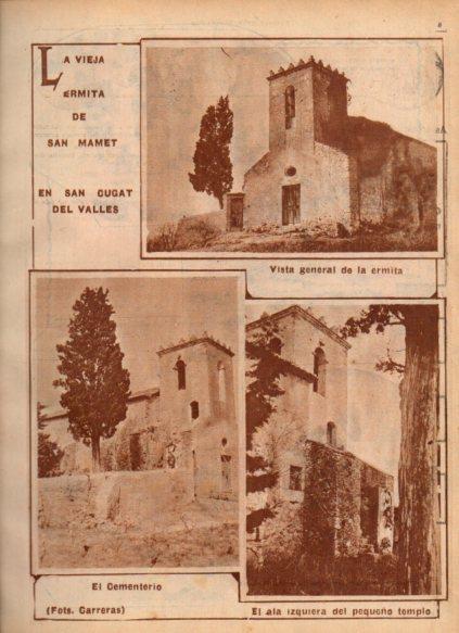 LAMINA V24413: Ermita de San Mamet, San Cugat del Valles