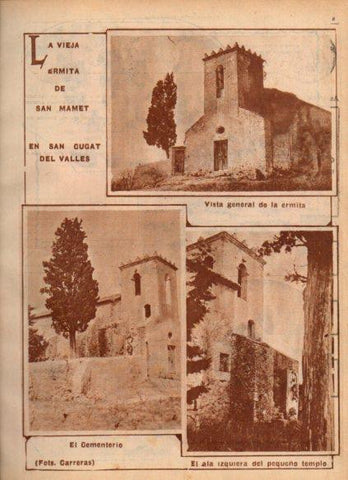 LAMINA V24413: Ermita de San Mamet, San Cugat del Valles