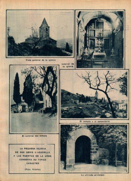 LAMINA V24415: Iglesia de Sant Genis dels Agudells, Mataro