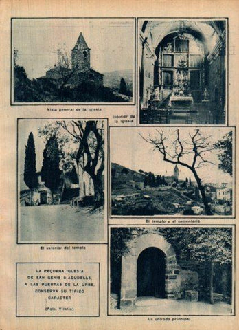 LAMINA V24415: Iglesia de Sant Genis dels Agudells, Mataro
