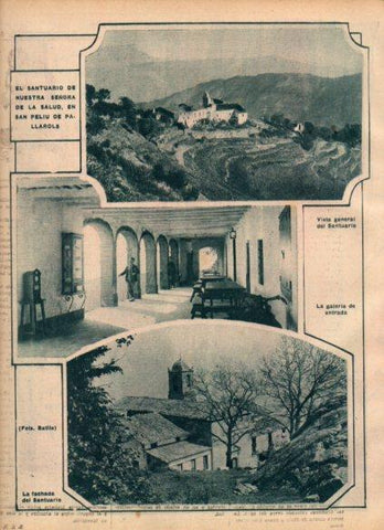 LAMINA V24419: Santuario de Nuestra Señora de la Salud, Sant Felliu de Pallarols
