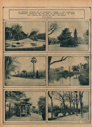 LAMINA V24427: Vistas del Parque de La Ciudadela, Barcelona