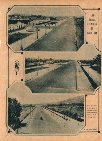 LAMINA V24428: Avenidas de Barcelona